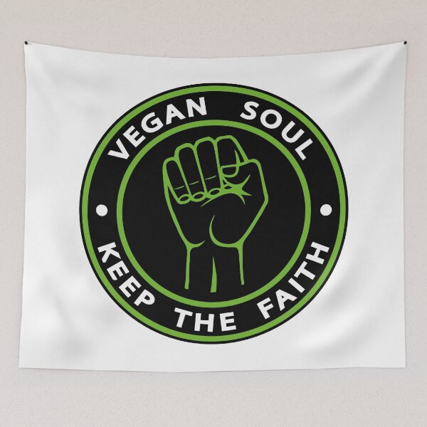 Item preview, Vegan Soul Keep The Faith designed and sold by drewmonkey.