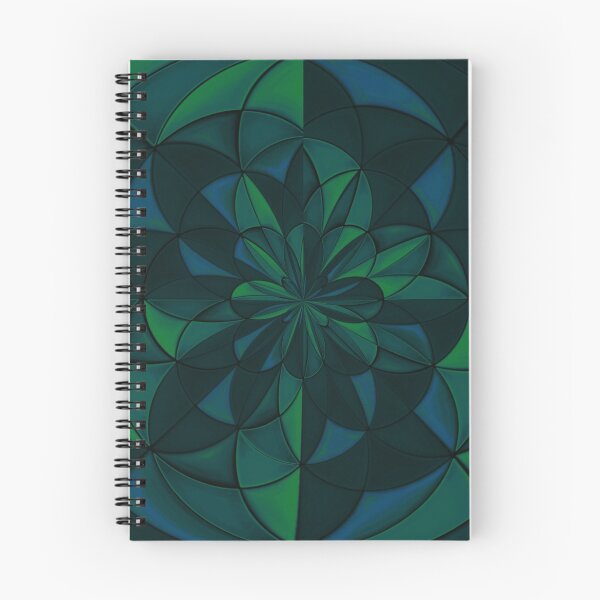 Item preview, Green Sea Radial Design designed and sold by shaneisadragon.