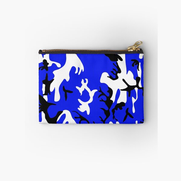 Item preview, Colorful camouflage blue white black designed and sold by dechap.