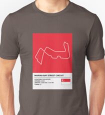 Marina Bay Street Circuit - v2 Unisex T-Shirt