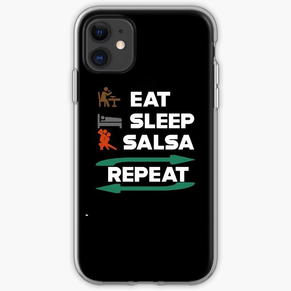 Eat Sleep Salsa Repeat iPhone Soft Case