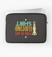 Funny This is my headstand pose (Asana) yoga Laptop Sleeve