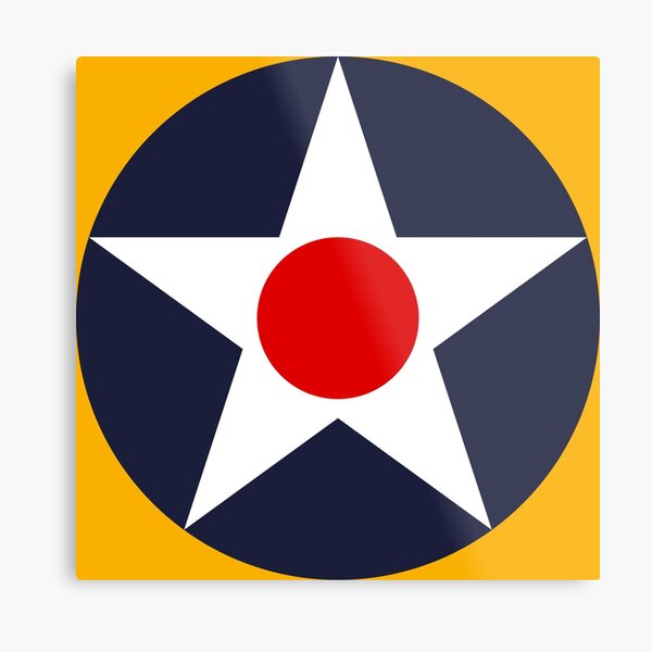 USAAC Historical Roundel 1919-1941 Metal Print