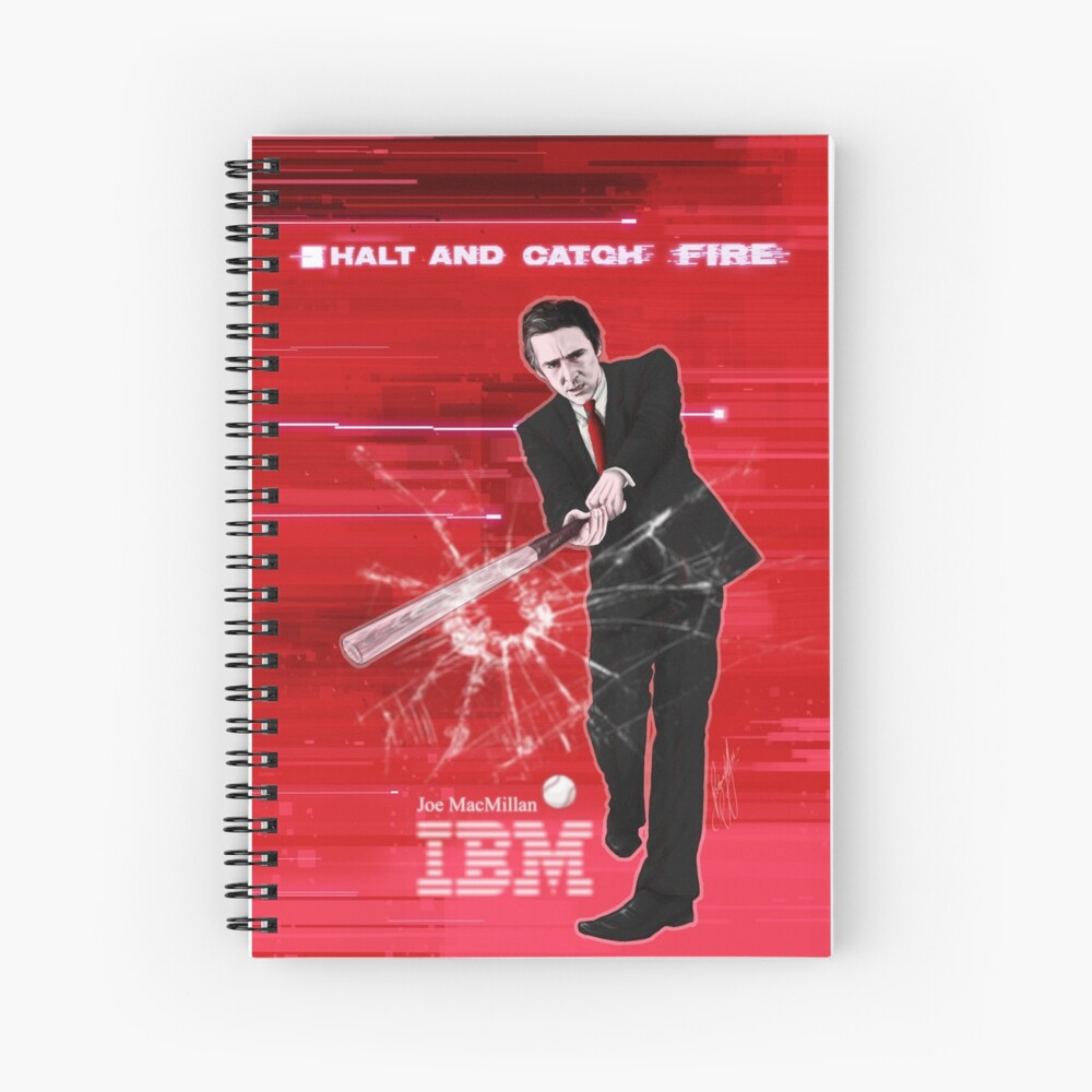 Halt And Catch Fire Joe Macmillan Spiral Notebook By Clarice Redbubble