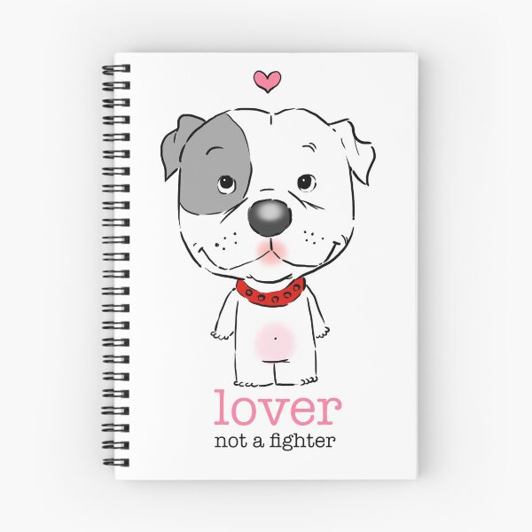 Item preview, Pitbull Puppy-Lover Not a Fighter designed and sold by Furkid Studio.