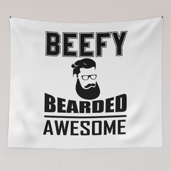 Item preview, Beefy Bearded Awesome designed and sold by ThatMerchStore.