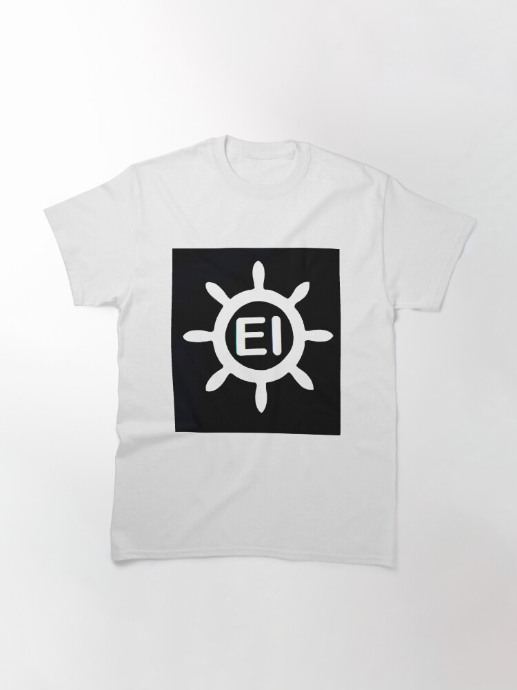 Thumbnail 3 of 7, Classic T-Shirt, Emerald Isle Ships Wheel designed and sold by barryknauff.