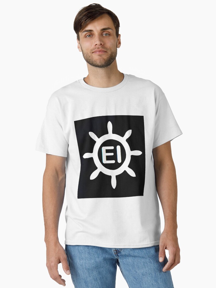 Thumbnail 1 of 7, Classic T-Shirt, Emerald Isle Ships Wheel designed and sold by barryknauff.