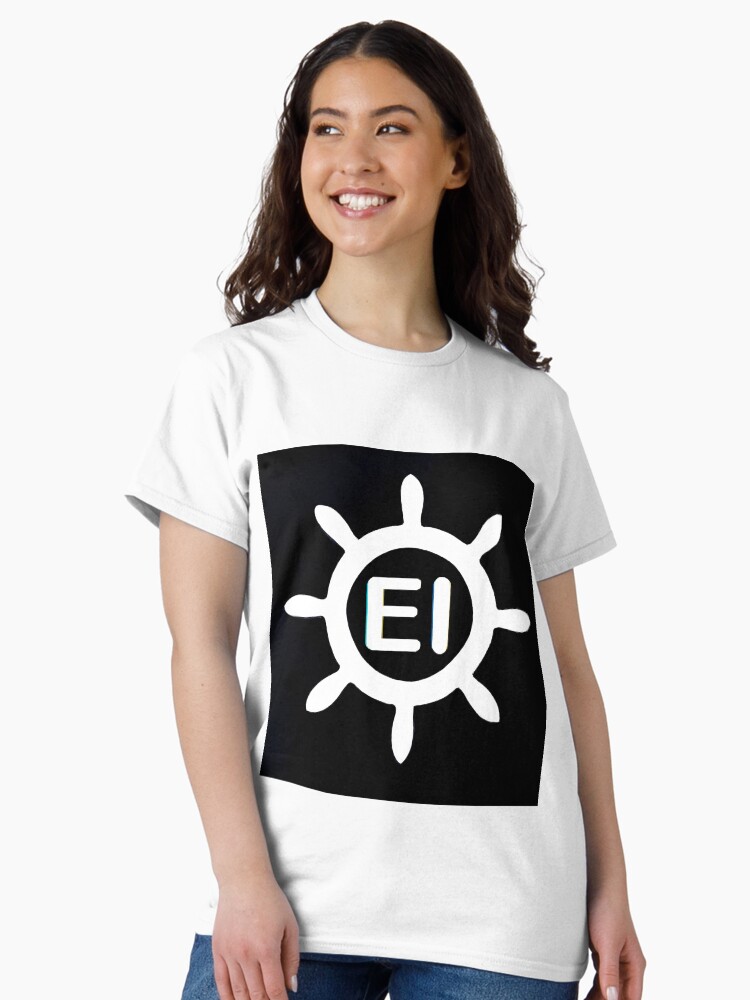 Thumbnail 2 of 7, Classic T-Shirt, Emerald Isle Ships Wheel designed and sold by barryknauff.