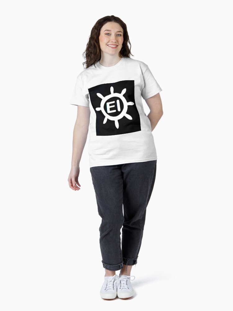 Thumbnail 4 of 7, Classic T-Shirt, Emerald Isle Ships Wheel designed and sold by barryknauff.