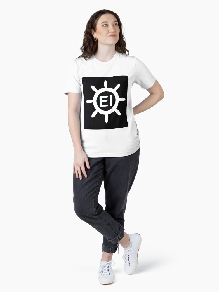 Thumbnail 4 of 7, Essential T-Shirt, Emerald Isle Ships Wheel designed and sold by barryknauff.