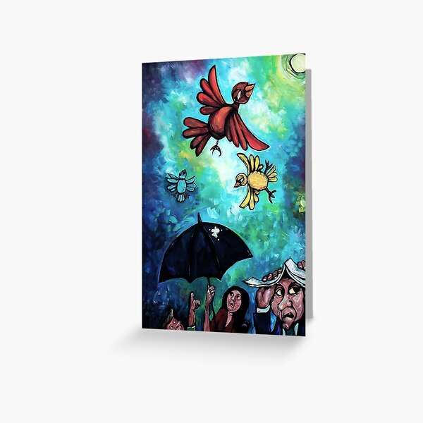"Birdies" by Chad Elliott Greeting Card
