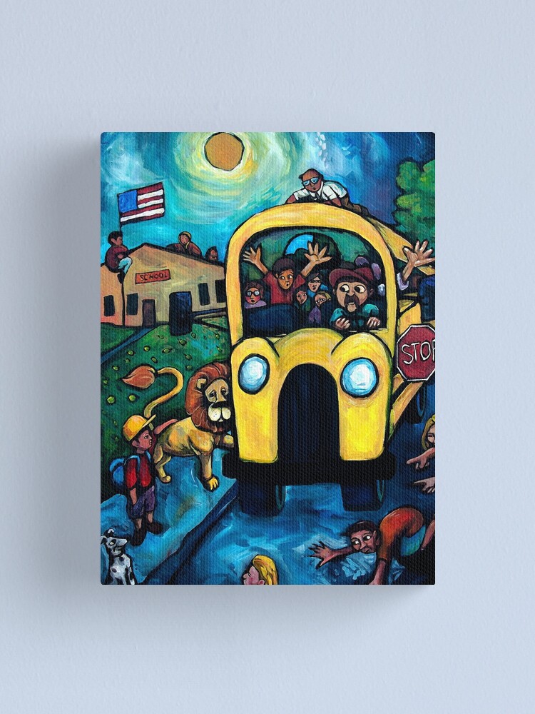Thumbnail 1 of 3, Canvas Print, "Dandy the Lion" by Chad Elliott designed and sold by Wildermans.