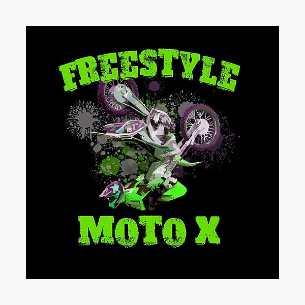 Item preview, Freestyle Moto X Gift Green FMX Design Freestyle Motocross Trick Design designed and sold by OurBestBuys.