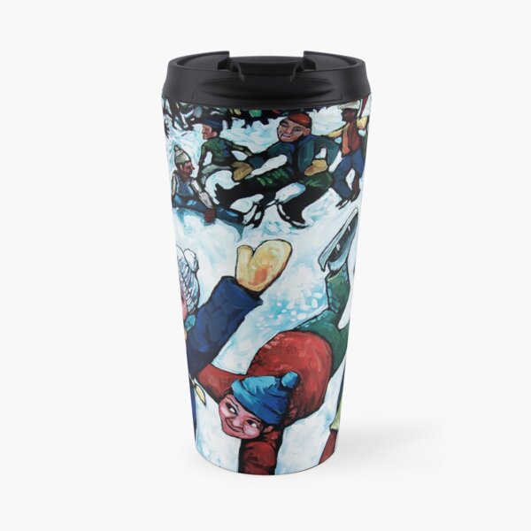 "Human Dominoes" by Chad Elliott Travel Mug