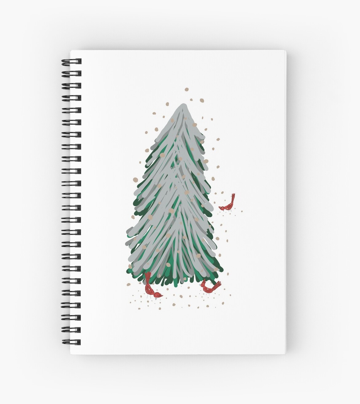 Winter Tree and Cardinals by BookTalkBecky