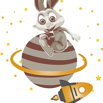 Artwork thumbnail, Space Rabbit by qurako