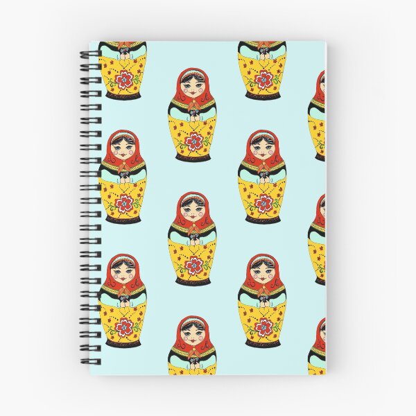 Item preview, Russian Doll Blue designed and sold by NicolaSpencer.