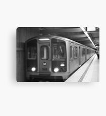 Metro Red Line Canvas Print