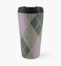 Pink Roses in Anzures 1 Argyle 1 Travel Mug