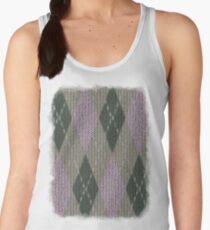Pink Roses in Anzures 1 Argyle 1 Women's Tank Top