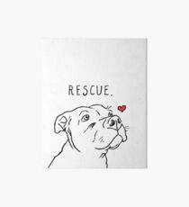 Rescue Pitbull, Pit Bull Lovers, Pittie, Pibble, Cute Pitbull, Adopt Don't Shop, Dog Rescue Art Board Print