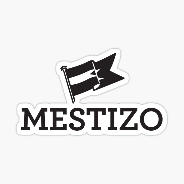 Mestizo (Black Logo) Sticker