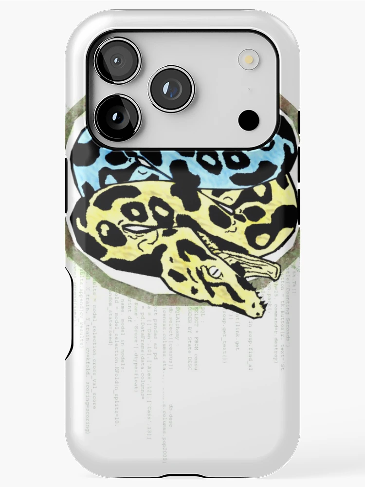 Thumbnail 1 of 4, iPhone Case, Python Programming designed and sold by northernaz.