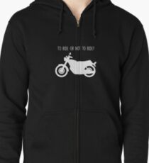 motorcycling Zipped Hoodie