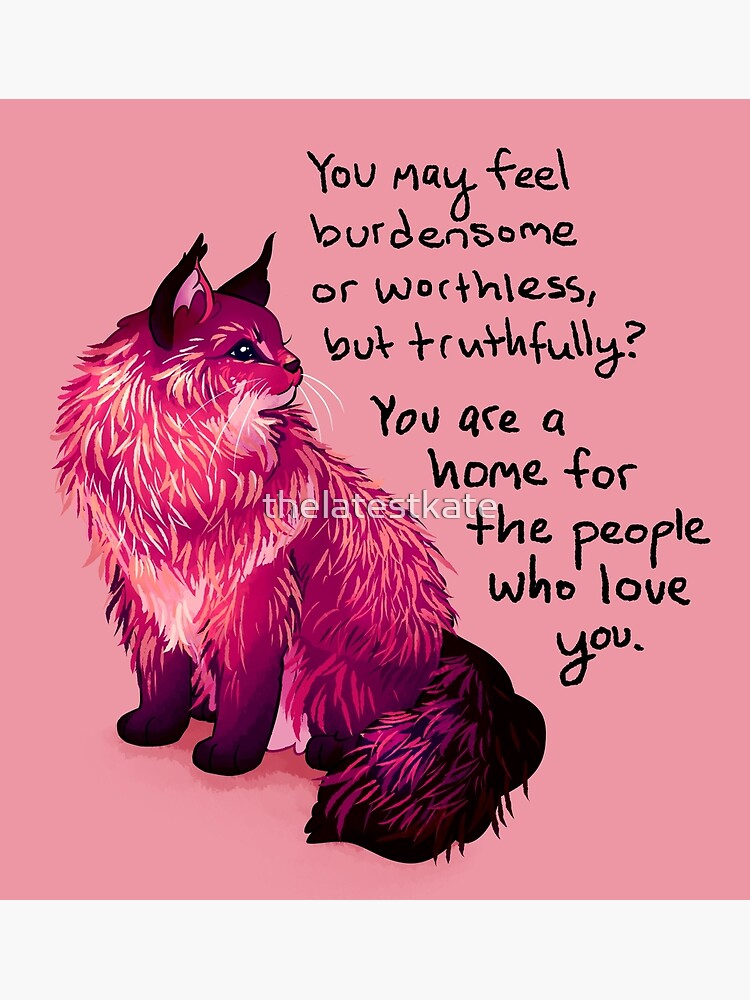 "You are a home for the people who love you" Norwegian Forest Cat by thelatestkate