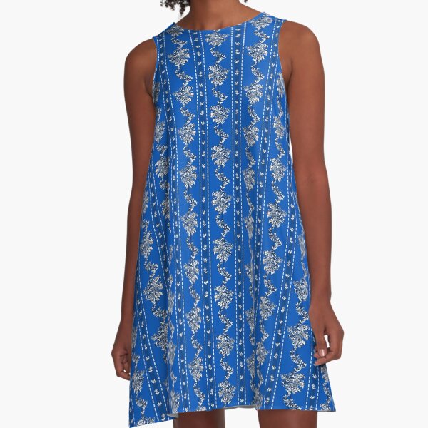 Wishing Blue A-Line Dress