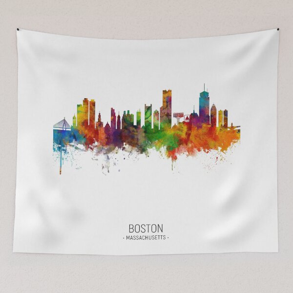 Item preview, Boston Massachusetts Skyline designed and sold by ArtPrints.