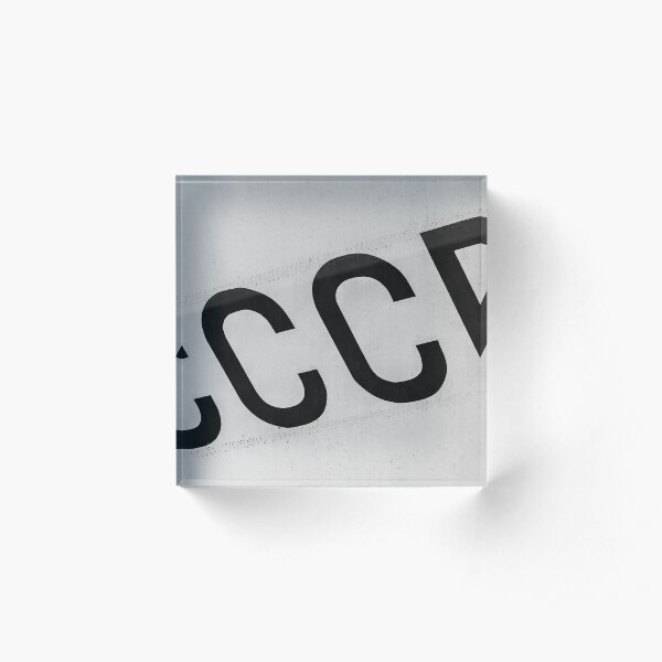 CCCP Acrylic Block
