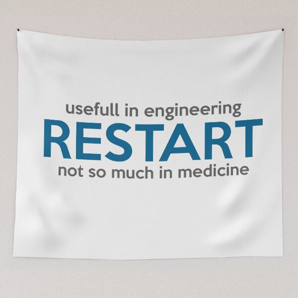 Item preview, Joke Restart Medicine Engineering designed and sold by Varden.