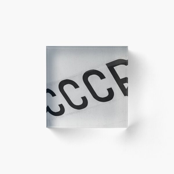 CCCP Acrylic Block