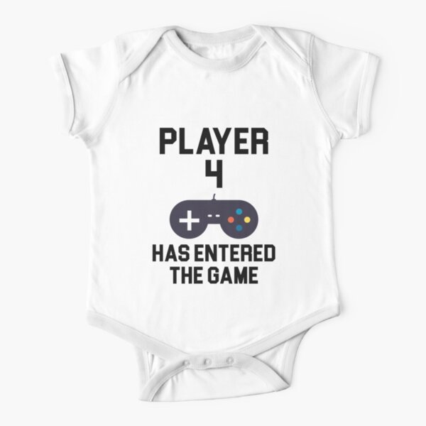 Player 4 Short Sleeve Baby One-Piece