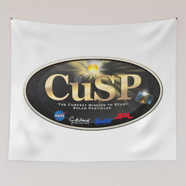 Item preview, CubeSat for Solar Particles (CuSP) Logo designed and sold by Nikki SpaceStuffPlus.