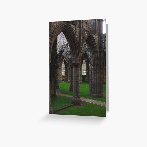 Archway Labyrinth, Tintern Abbey ~ Wye Valley, Monmouthshire 2009 Greeting Card