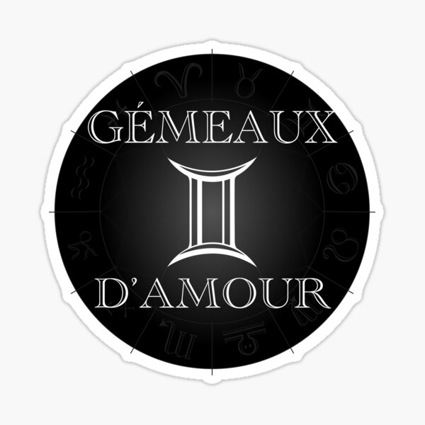Gémeaux d’amour - Horrorscope Sticker