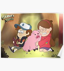 Gravity Falls - Background Poster
