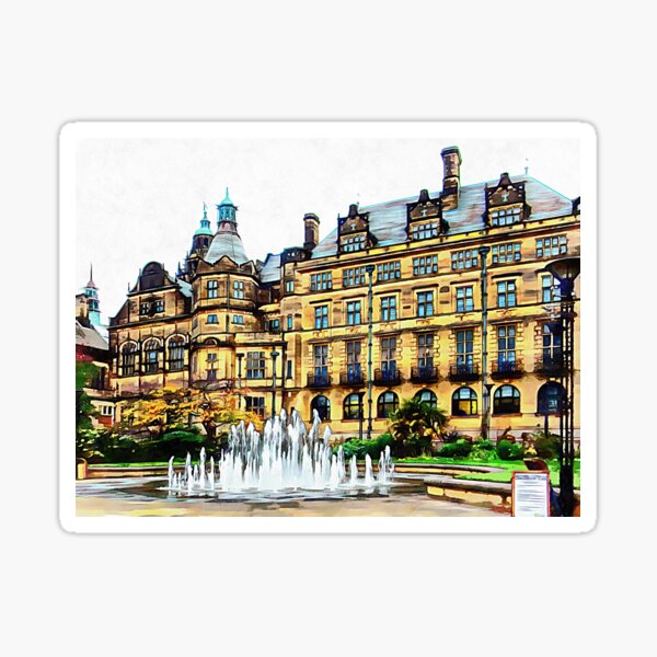 Sheffield Town Hall 1 Sticker
