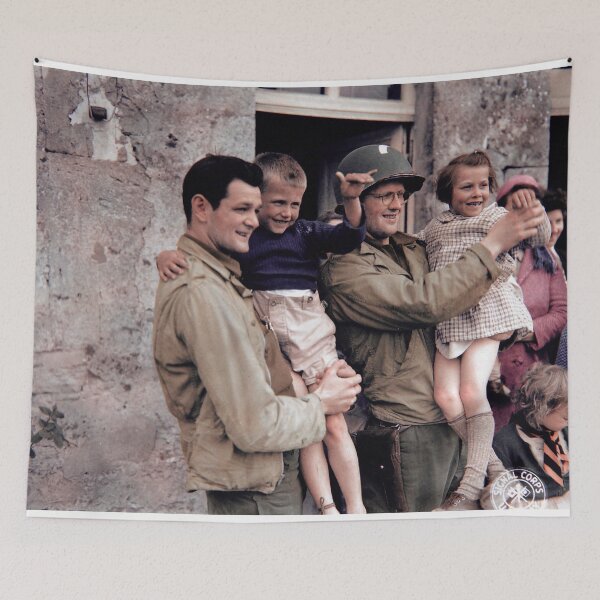 Item preview, US Soldiers with children designed and sold by Richard  White.