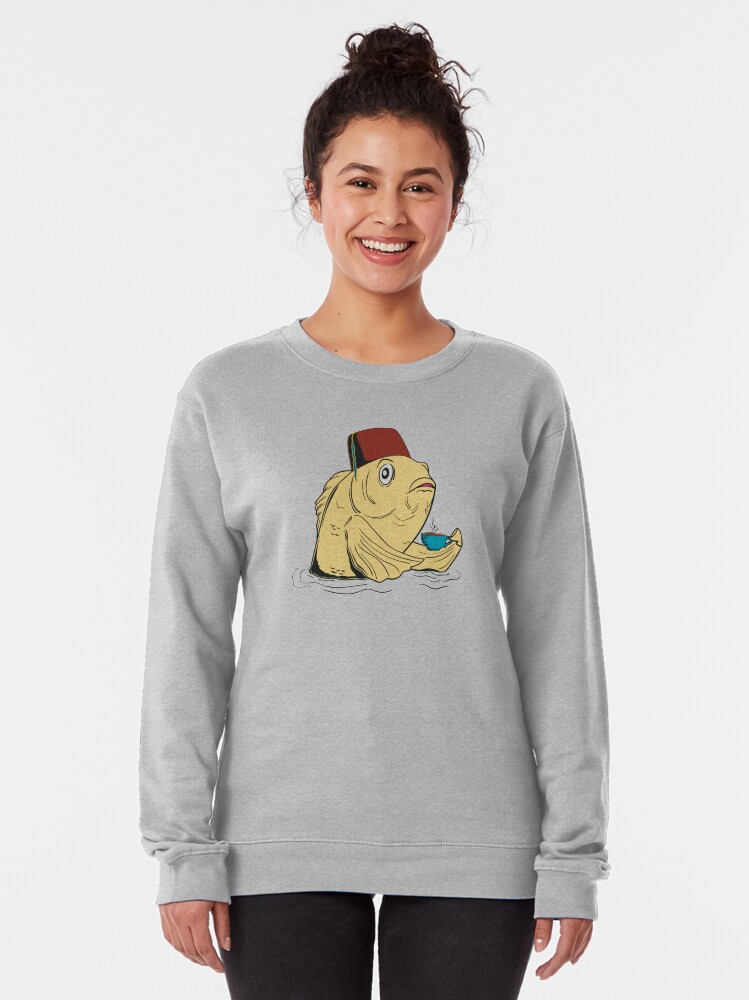 Alternate view of Night of the Cuppa Pullover Sweatshirt