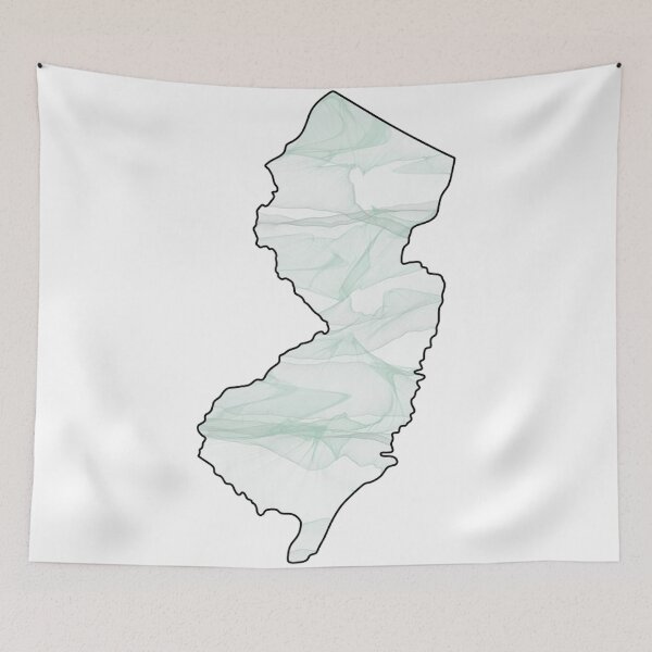 Item preview, Teal Marble New Jersey  designed and sold by Skylyr VanDerveer.