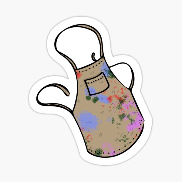 Messy Apron Sticker