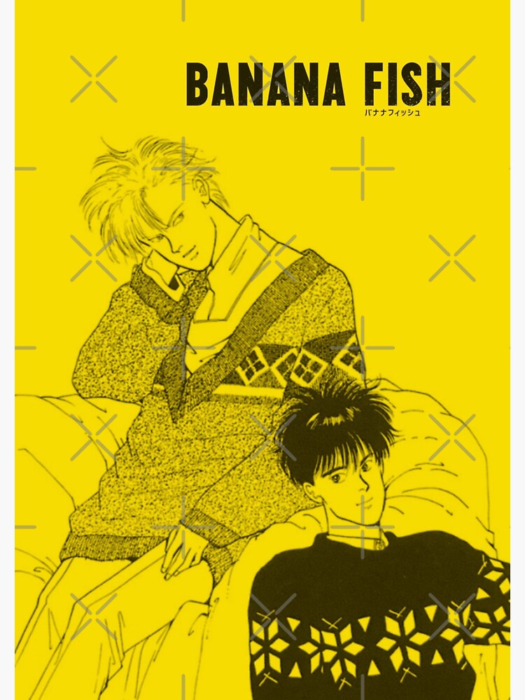 "Ash Lynx and Eiji Okumura 2" Sticker for Sale by Katjabaric Redbubble