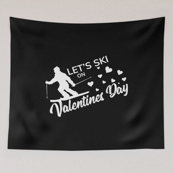 Item preview, Skiing gift winter sport slope Valentine's Day designed and sold by Franja2.