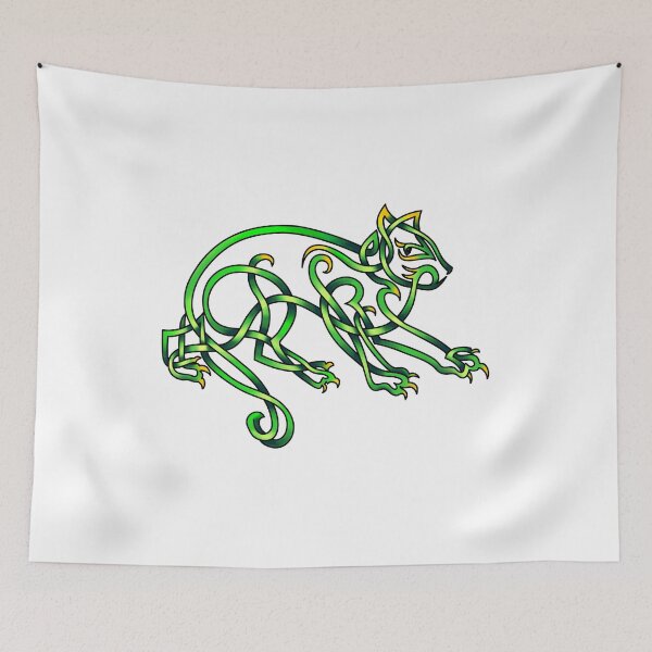 Item preview, Celtic Knot - St, Pat's Cat designed and sold by KnotYourWorld.