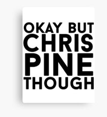 Chris Pine Canvas Print