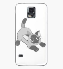 Funda/vinilo para Samsung Galaxy gato corpulento